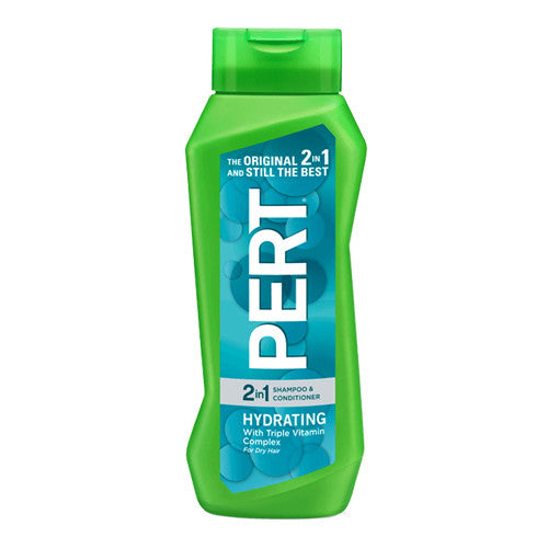 Pert 2 In 1 Hydrating Triple Vitamin Complex Dry Hair Shampoo and Hair Conditioner For Men, 25.4 Oz
